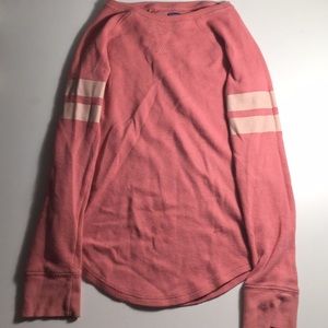 Pink long sleeve w/ stripes